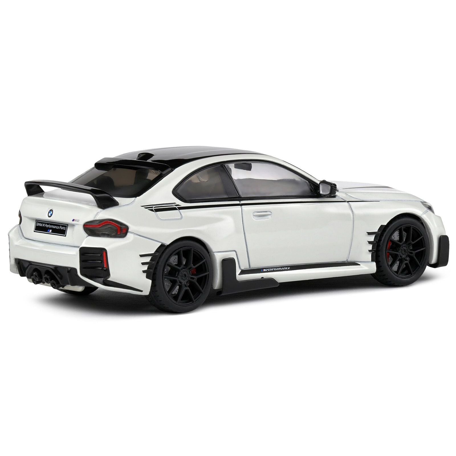 2023 BMW M2 M Performance (G87) Alpine White with Black Top 1/43 Diecast Model Car by Solido - Solido - ModelCars.com