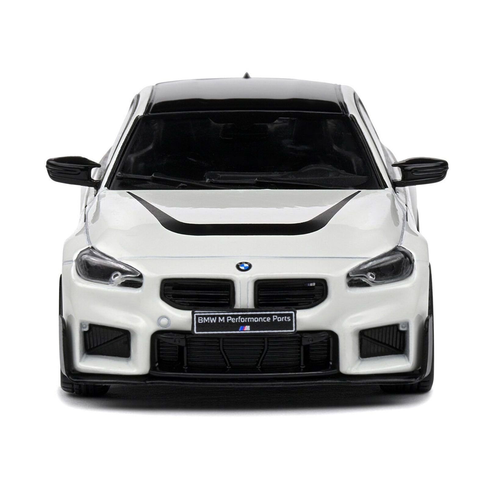 2023 BMW M2 M Performance (G87) Alpine White with Black Top 1/43 Diecast Model Car by Solido - Solido - ModelCars.com