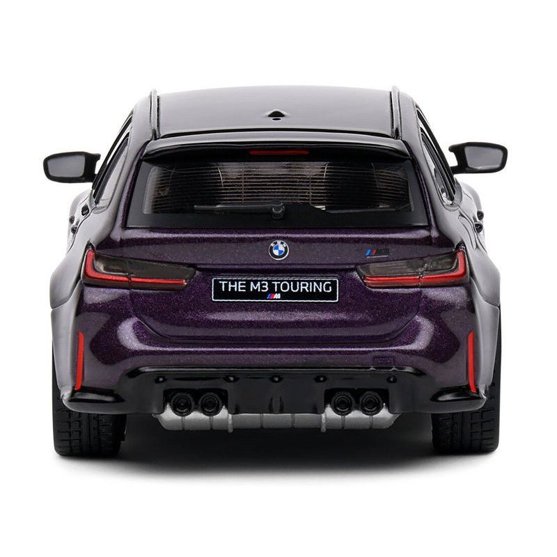 2023 BMW M3 Touring (G81) Competition Daytona Violet Metallic with Black Top 1/43 Diecast Model Car by Solido - Solido - ModelCars.com