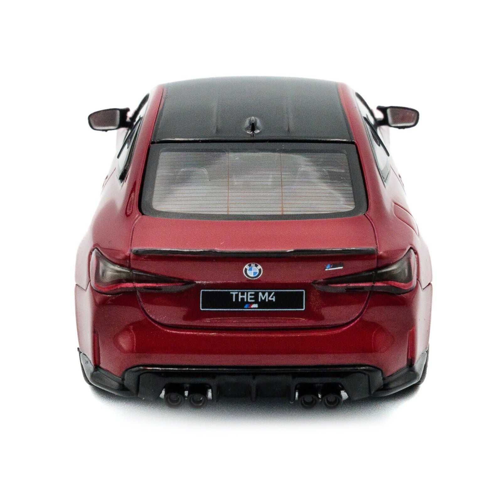 2023 BMW M4 Competition (G82) Imola Red with Black Top 1/43 Diecast Model Car by Solido - Solido - ModelCars.com