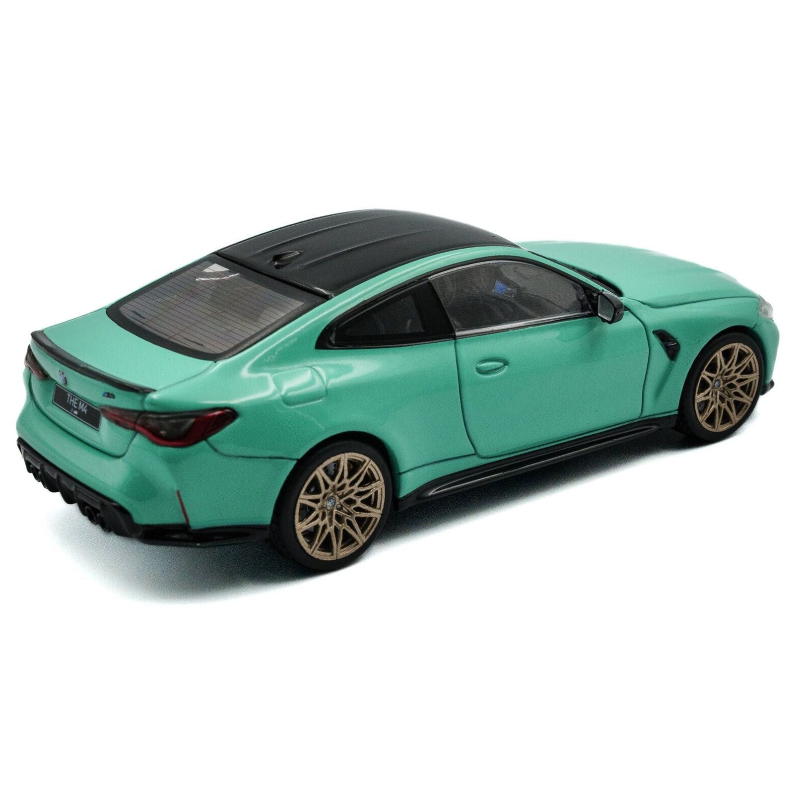 2023 BMW M4 Competition (G82) Mint Green with Black Top 1/43 Diecast Model Car by Solido - Solido - ModelCars.com