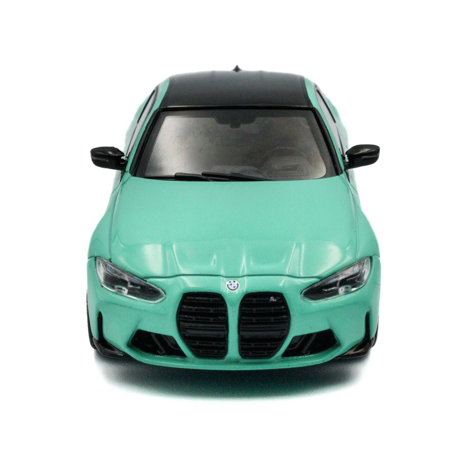 2023 BMW M4 Competition (G82) Mint Green with Black Top 1/43 Diecast Model Car by Solido - Solido - ModelCars.com