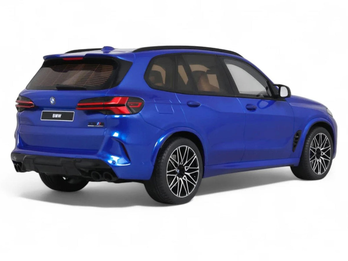 2023 BMW X5 M Competition Blue Metallic with Black Top 1/18 Model Car by GT Spirit-GT Spirit-ModelCars.com