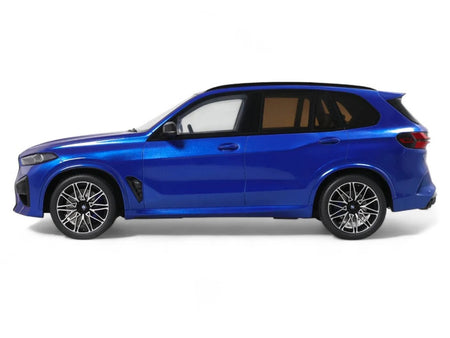 2023 BMW X5 M Competition Blue Metallic with Black Top 1/18 Model Car by GT Spirit-GT Spirit-ModelCars.com