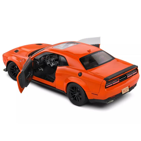 2023 Dodge Challenger R/T Scat Pack Widebody 01 "Hazzard Tribute" Orange 1/18 Diecast Model Car by Solido - Solido - ModelCars.com