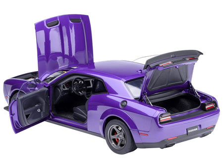 2023 Dodge Challenger SRT Super Stock Plum Crazy Purple 1/18 Model Car by Autoart-Autoart-ModelCars.com