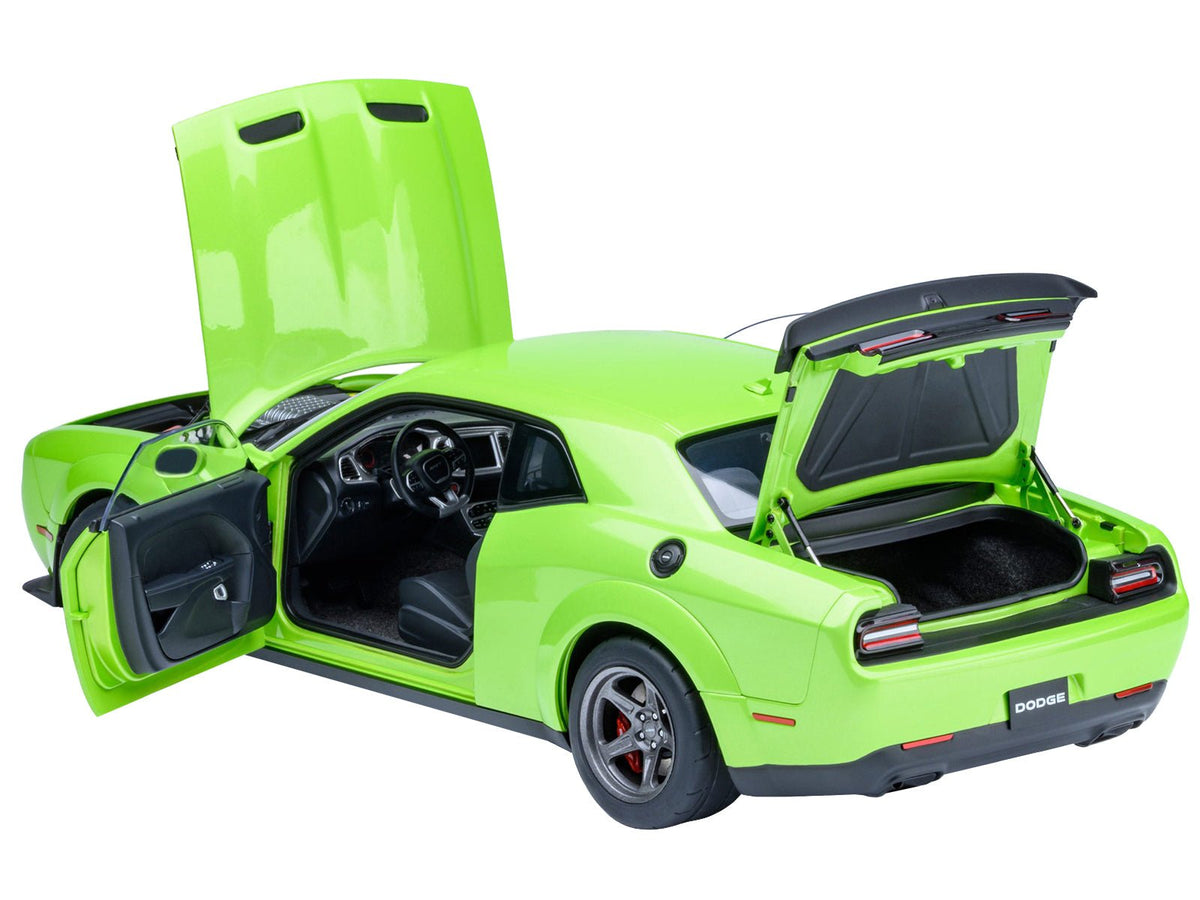 2023 Dodge Challenger SRT Super Stock Sublime Green 1/18 Model Car by Autoart-Autoart-ModelCars.com