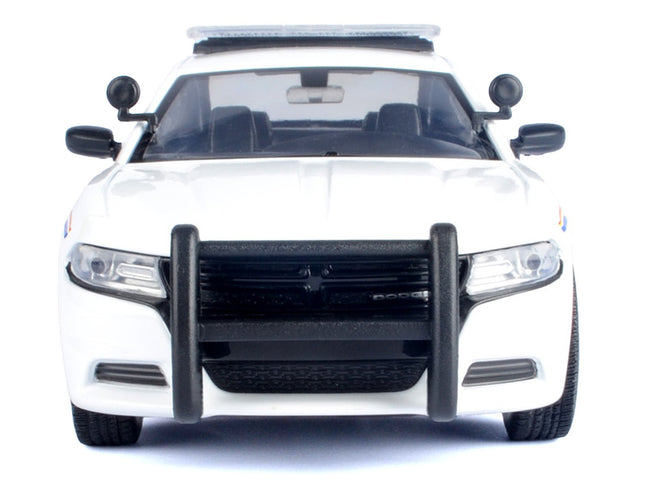 2023 Dodge Charger Pursuit Police Car "RCMP (Royal Canadian Mounted Police)" White "Law Enforcement and Public Service" Series 1/24 Diecast Model Car by Motormax-Motormax-ModelCars.com