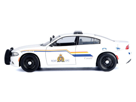 2023 Dodge Charger Pursuit Police Car "RCMP (Royal Canadian Mounted Police)" White "Law Enforcement and Public Service" Series 1/24 Diecast Model Car by Motormax-Motormax-ModelCars.com