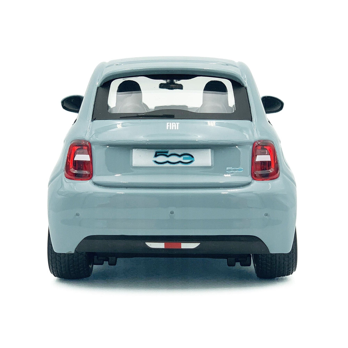2023 Fiat 500e Light Blue 1/24 Diecast Model Car by Bburago-Bburago-ModelCars.com