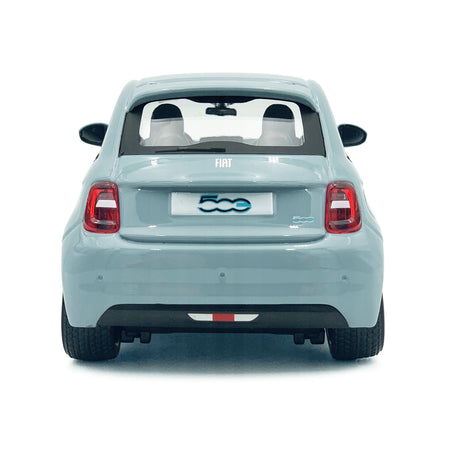 2023 Fiat 500e Light Blue 1/24 Diecast Model Car by Bburago-Bburago-ModelCars.com