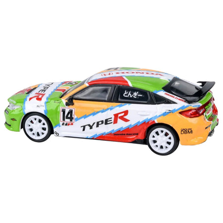 2023 Honda Civic Type R FL5 14 "JACCS" Livery 1/64 Diecast Model Car by Paragon Models - Paragon - ModelCars.com