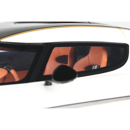 2023 Koenigsegg Regera White with Black Stripes 1/18 Model Car by GT Spirit - GT Spirit - ModelCars.com