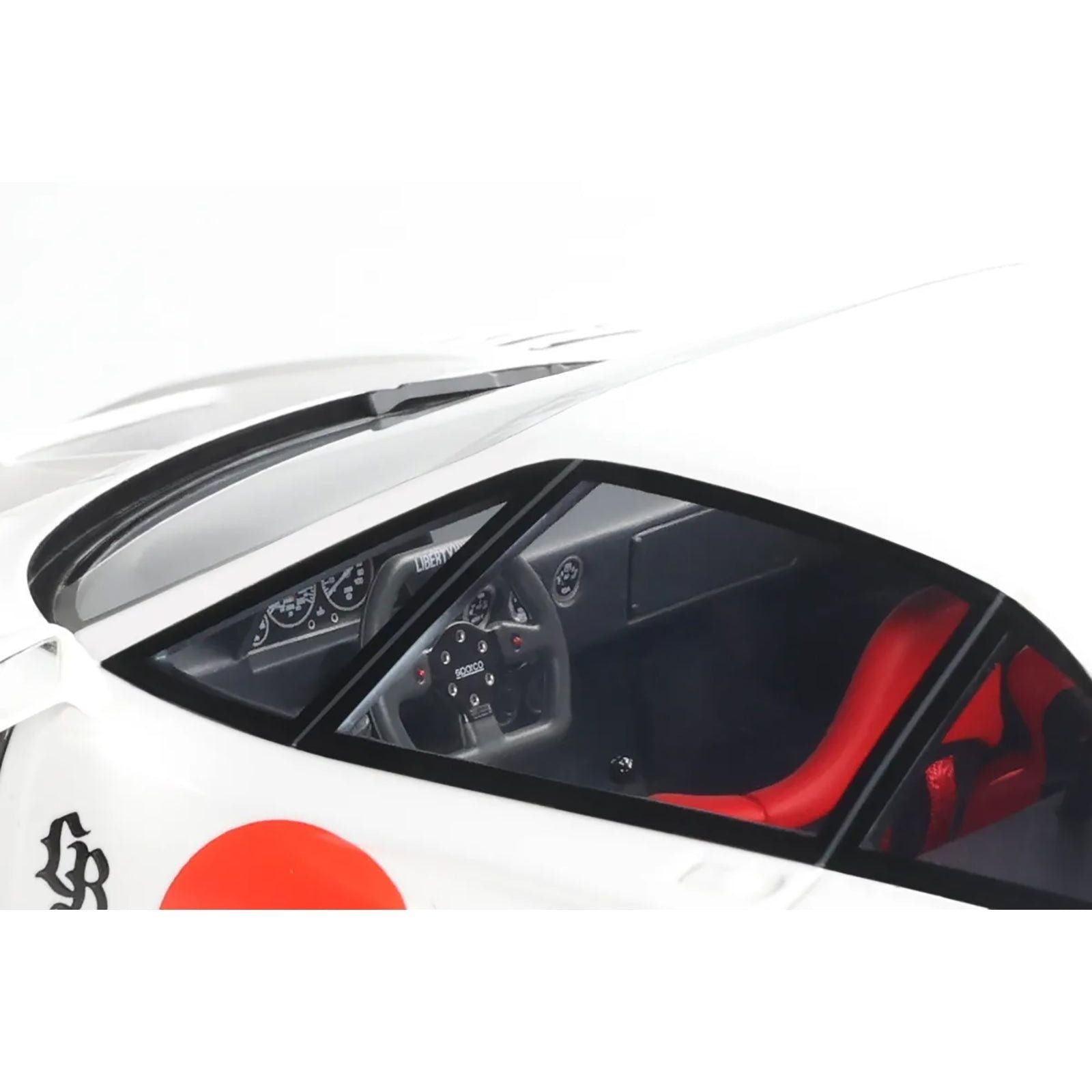 2023 LB - Works F40 White with Graphics 1/18 Model Car by GT Spirit - GT Spirit - ModelCars.com