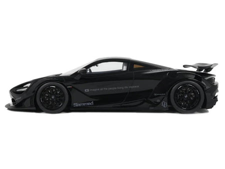 2023 McLaren 720S "LB-Works - Liberty Walk" Black 1/18 Model Car by GT Spirit-GT Spirit-ModelCars.com