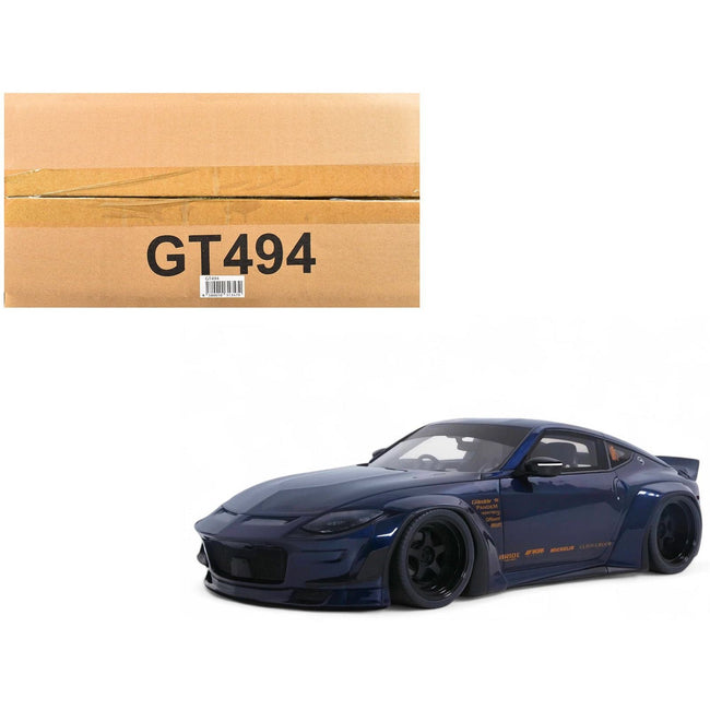 2023 Nissan 400Z by Pandem RHD (Right Hand Drive) Midnight Blue 1/18 Model Car by GT Spirit-GT Spirit-ModelCars.com