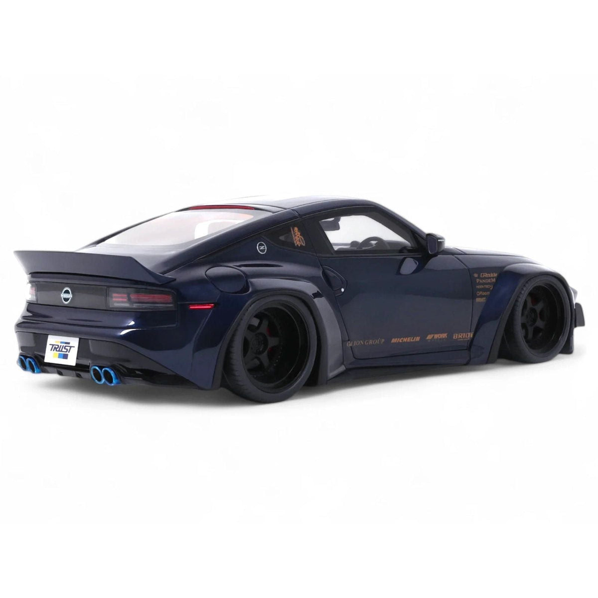 2023 Nissan 400Z by Pandem RHD (Right Hand Drive) Midnight Blue 1/18 Model Car by GT Spirit-GT Spirit-ModelCars.com