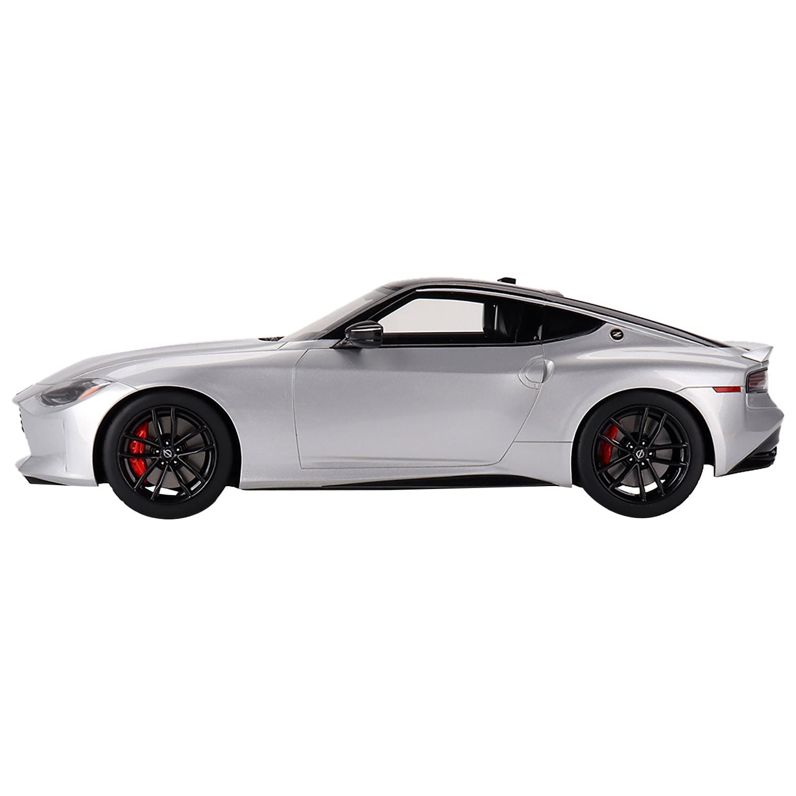 2023 Nissan Z Performance Brilliant Silver Metallic with Black Top 1/18 Model Car by Top Speed - Top Speed - ModelCars.com