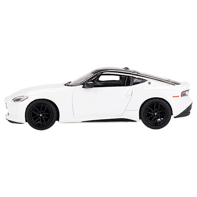 2023 Nissan Z Performance Everest White Metallic with Black Top Limited Edition to 3000 pieces Worldwide 1/64 Diecast Model Car by True Scale Miniatures - True Scale Miniatures - ModelCars.com