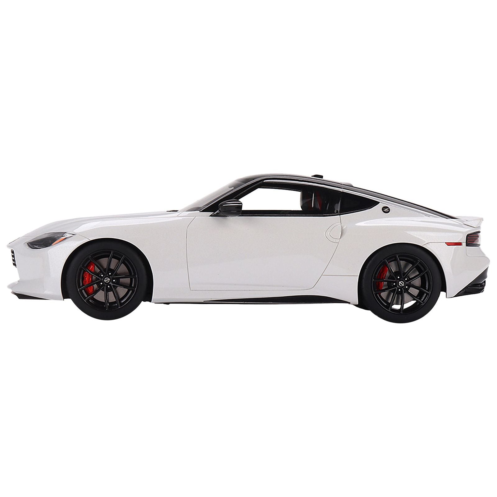 2023 Nissan Z Performance Everest White with Black Top 1/18 Model Car by Top Speed - Top Speed - ModelCars.com