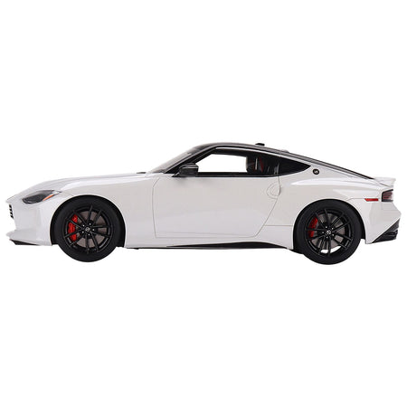 2023 Nissan Z Performance Everest White with Black Top 1/18 Model Car by Top Speed - Top Speed - ModelCars.com