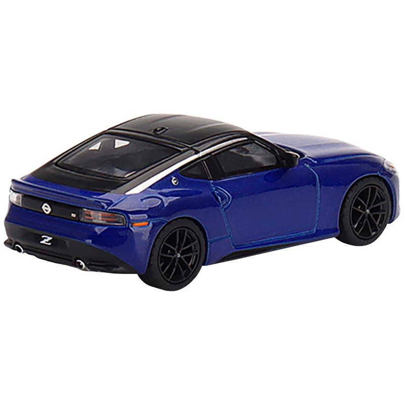 2023 Nissan Z Performance Seiran Blue Metallic with Black Top Limited Edition to 3000 pieces Worldwide 1/64 Diecast Model Car by True Scale Miniatures - True Scale Miniatures - ModelCars.com