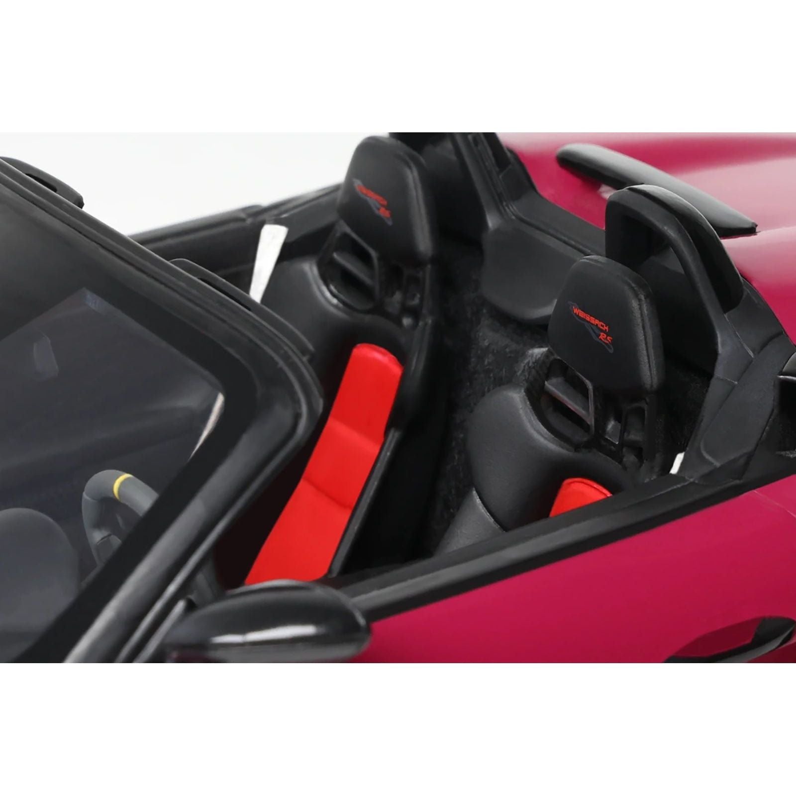 2023 Porsche 718 Spyder RS Purple with Carbon Stripes 1/18 Model Car by GT Spirit - GT Spirit - ModelCars.com