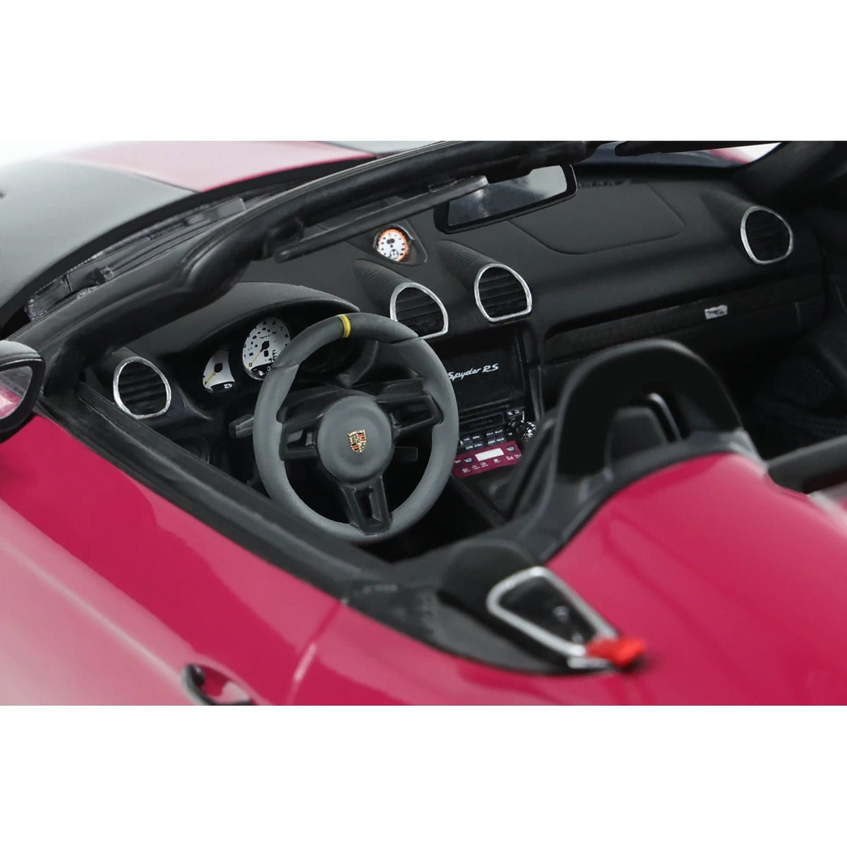 2023 Porsche 718 Spyder RS Purple with Carbon Stripes 1/18 Model Car by GT Spirit - GT Spirit - ModelCars.com