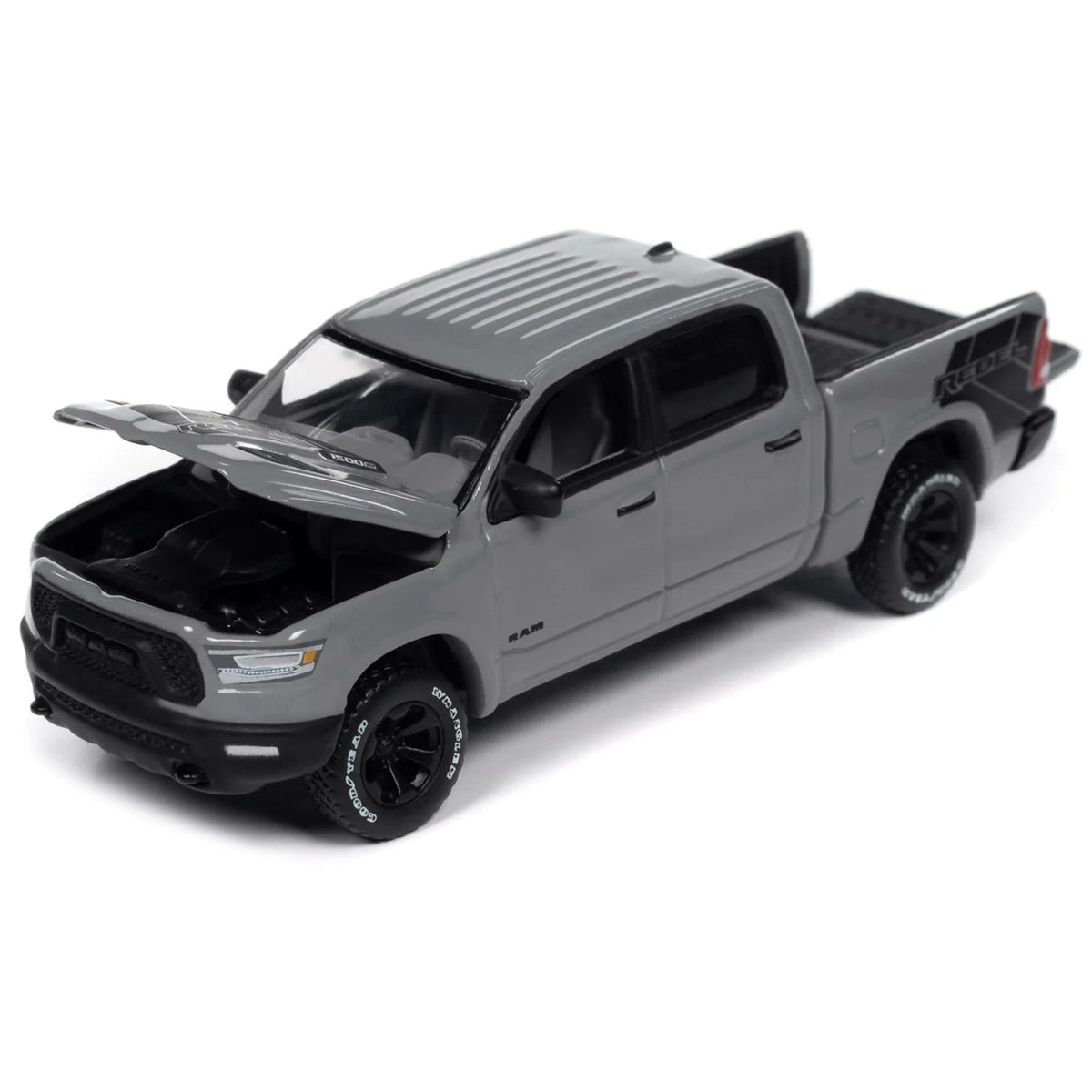 2023 Ram 1500 Rebel Havoc Edition Pickup Truck Ceramic Gray "Muscle Trucks" Series 1/64 Diecast Model Car by Auto World-Autoworld-ModelCars.com