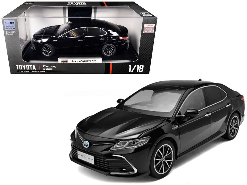 2023 Toyota Camry Hybrid Black 1/18 Diecast Model Car by Heimanba-Heimanba-ModelCars.com