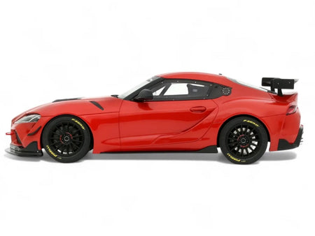 2023 Toyota Supra GT4 100 Edition Plasma Orange Metallic Limited Edition to 999 pieces Worldwide 1/18 Model Car by Otto Mobile-Otto Mobile-ModelCars.com