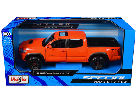 2023 Toyota Tacoma TRD PRO Pickup Truck Solar Octane Orange with Sunroof "Special Edition" Series 1/27 Diecast Model Car by Maisto-Maisto-ModelCars.com