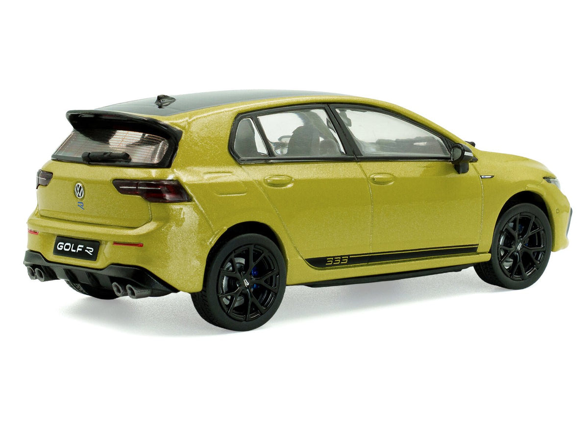 2023 Volkswagen Golf R 333 Limited Edition Lime Yellow Metallic with Black Top 1/43 Diecast Model Car by Solido-Solido-ModelCars.com