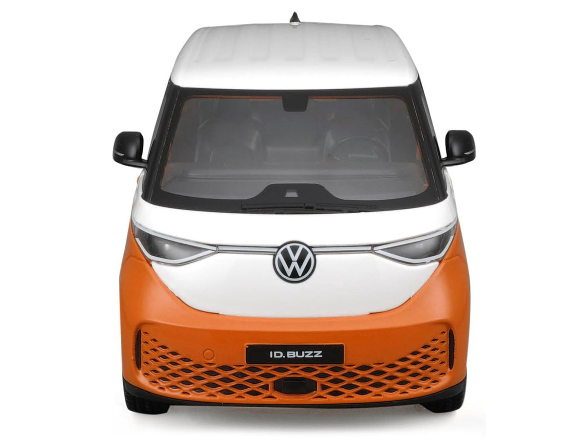 2023 Volkswagen ID. Buzz Van Orange and White "Special Edition" Series 1/24 Diecast Model Car by Maisto-Maisto-ModelCars.com