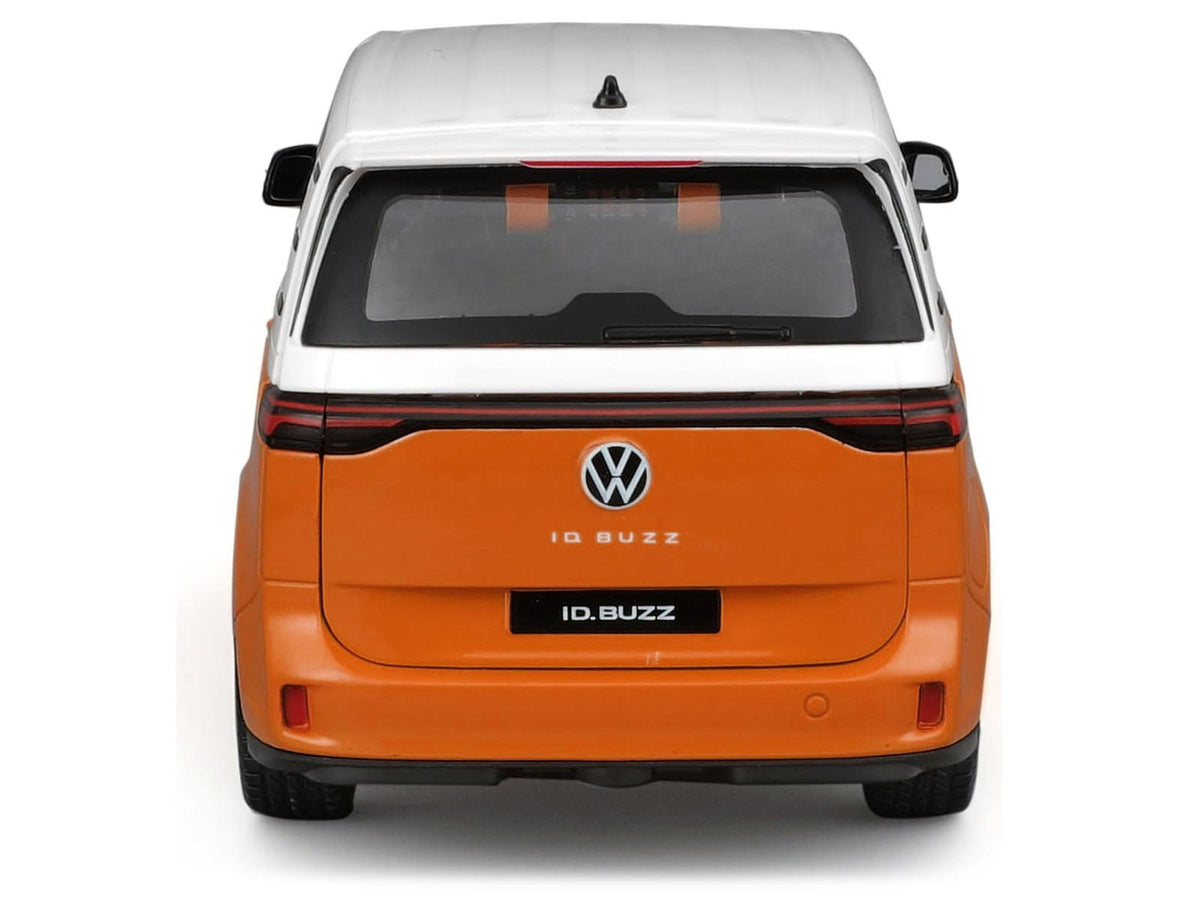 2023 Volkswagen ID. Buzz Van Orange and White "Special Edition" Series 1/24 Diecast Model Car by Maisto-Maisto-ModelCars.com