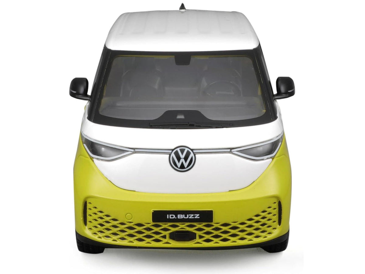2023 Volkswagen ID. Buzz Van Yellow and White "Special Edition" Series 1/24 Diecast Model Car by Maisto-Maisto-ModelCars.com