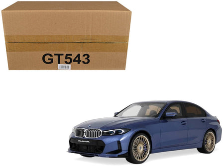 2024 BMW Alpina B3 GT Saloon Blue Metallic 1/18 Model Car by GT Spirit-GT Spirit-ModelCars.com