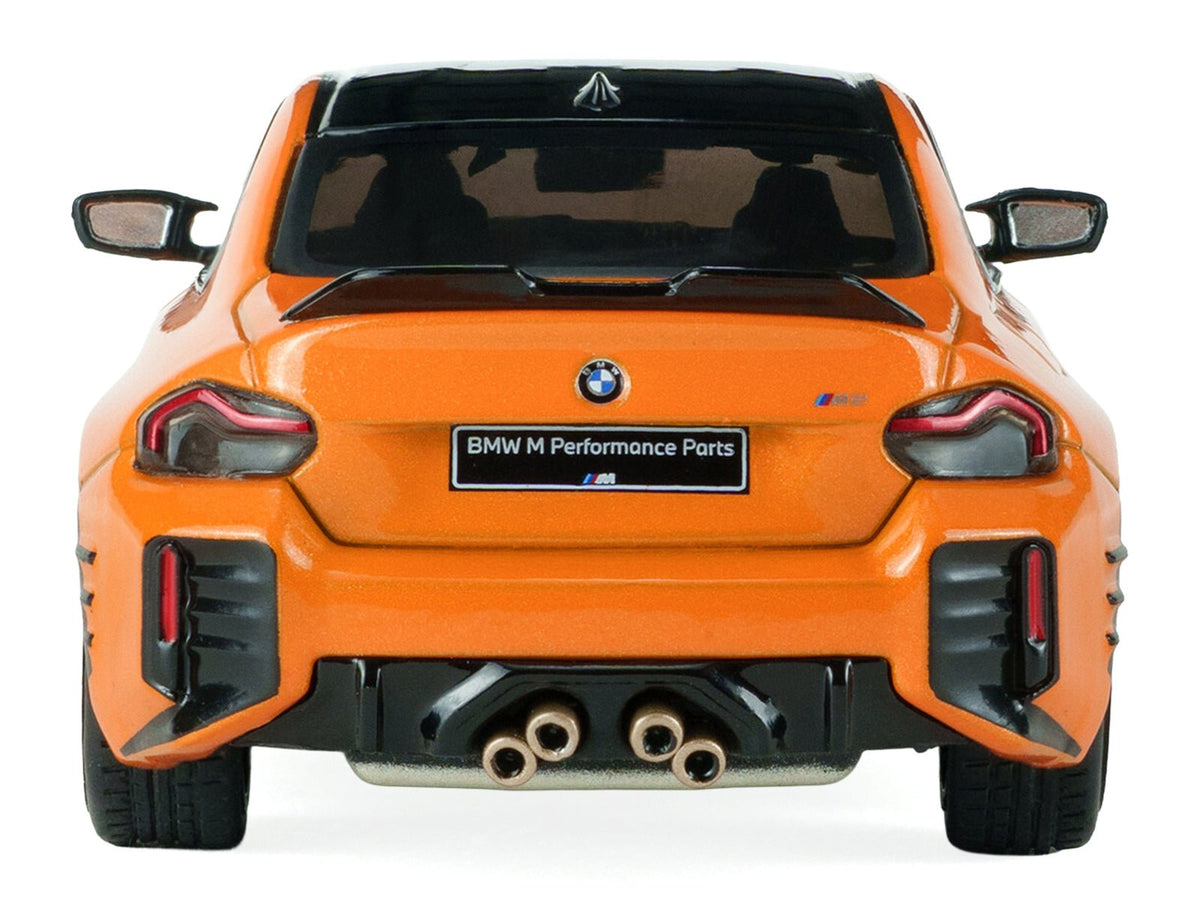 2024 BMW M2 M Performance Papaya Orange Metallic with Black Top 1/43 Diecast Model Car by Solido-Solido-ModelCars.com