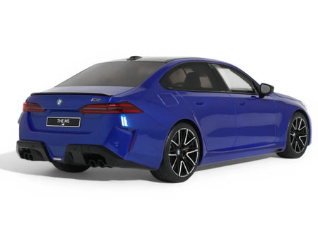2024 BMW M5 (G90) Marina Bay Blue Metallic with Black Top 1/18 Model Car by GT Spirit-GT Spirit-ModelCars.com