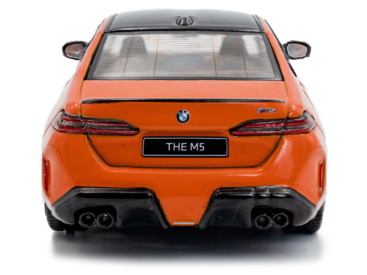 2024 BMW M5 Sedan Fire Orange III with Black Top 1/43 Diecast Model Car by Solido-Solido-ModelCars.com
