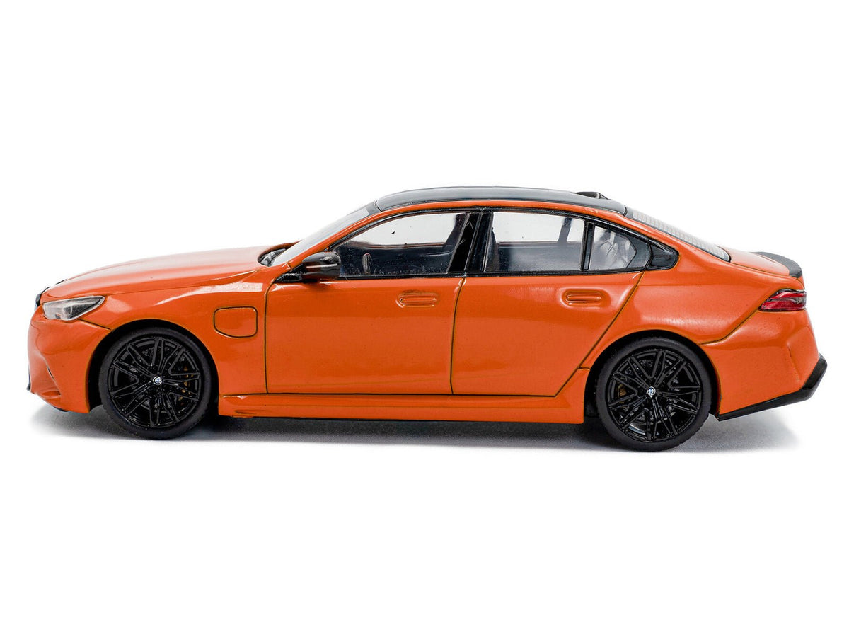 2024 BMW M5 Sedan Fire Orange III with Black Top 1/43 Diecast Model Car by Solido-Solido-ModelCars.com