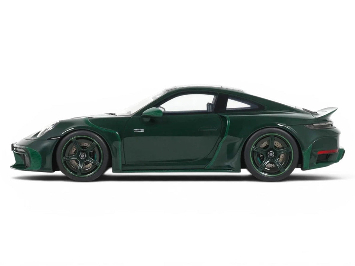 2024 Brabus 900 Rocket-R Green Metallic with Green Carbon Hood 1/18 Model Car by GT Spirit-GT Spirit-ModelCars.com