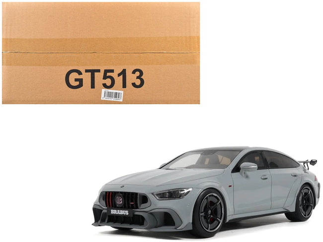2024 Brabus Rocket 1000 Nardo Gray with Black Top 1/18 Model Car by GT Spirit-GT Spirit-ModelCars.com