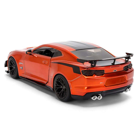 2024 Chevrolet Camaro ZL1 1LE Orange Metallic with Black Stripes "Bigtime Muscle" Series 1/24 Diecast Model Car by Jada-Jada-ModelCars.com
