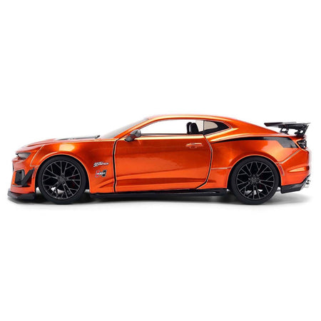 2024 Chevrolet Camaro ZL1 1LE Orange Metallic with Black Stripes "Bigtime Muscle" Series 1/24 Diecast Model Car by Jada-Jada-ModelCars.com