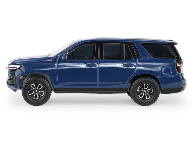 2024 Chevrolet Tahoe Midnight Blue Metallic "Auto Mall" Series 8 1/64 Diecast Model Car by Greenlight-Greenlight-ModelCars.com