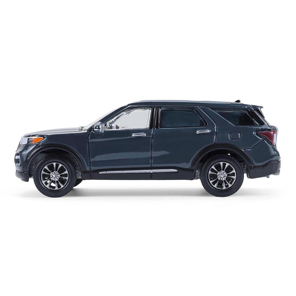 2024 Ford Explorer Stone Blue "Showroom Floor" Series 7 1/64 Diecast Model Car by Greenlight - Greenlight - ModelCars.com
