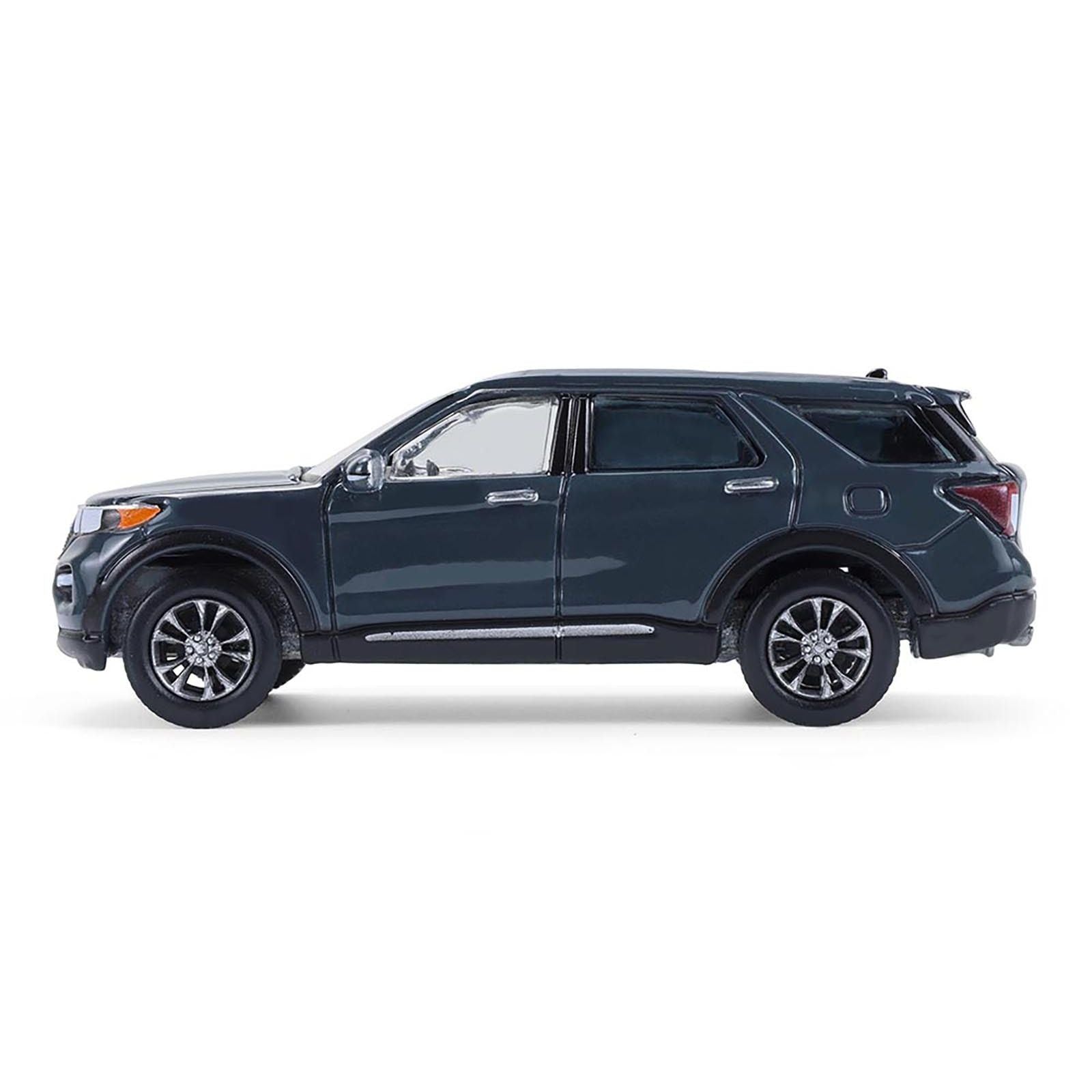 2024 Ford Explorer Stone Blue "Showroom Floor" Series 7 1/64 Diecast Model Car by Greenlight - Greenlight - ModelCars.com