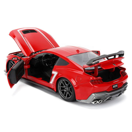 2024 Ford Mustang Dark Horse 65 Red with White Graphics "Bigtime Muscle" Series 1/24 Diecast Model Car by Jada - Jada - ModelCars.com