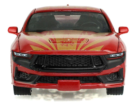 2024 Ford Mustang Dark Horse "Chinese Zodiac 2026 Year of the Horse" Red with Gold Graphics "Hobby Exclusive" Series 1/64 Diecast Model Car by Greenlight-Greenlight-ModelCars.com